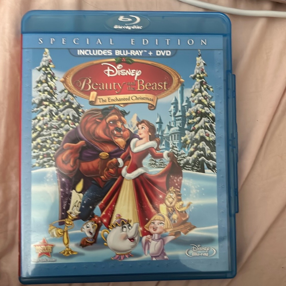 special edition, Blu-ray and DVD beauty and the beast enchanted Christmas